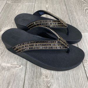 New FitFlop Surfa Crystalstone Thong Sandals